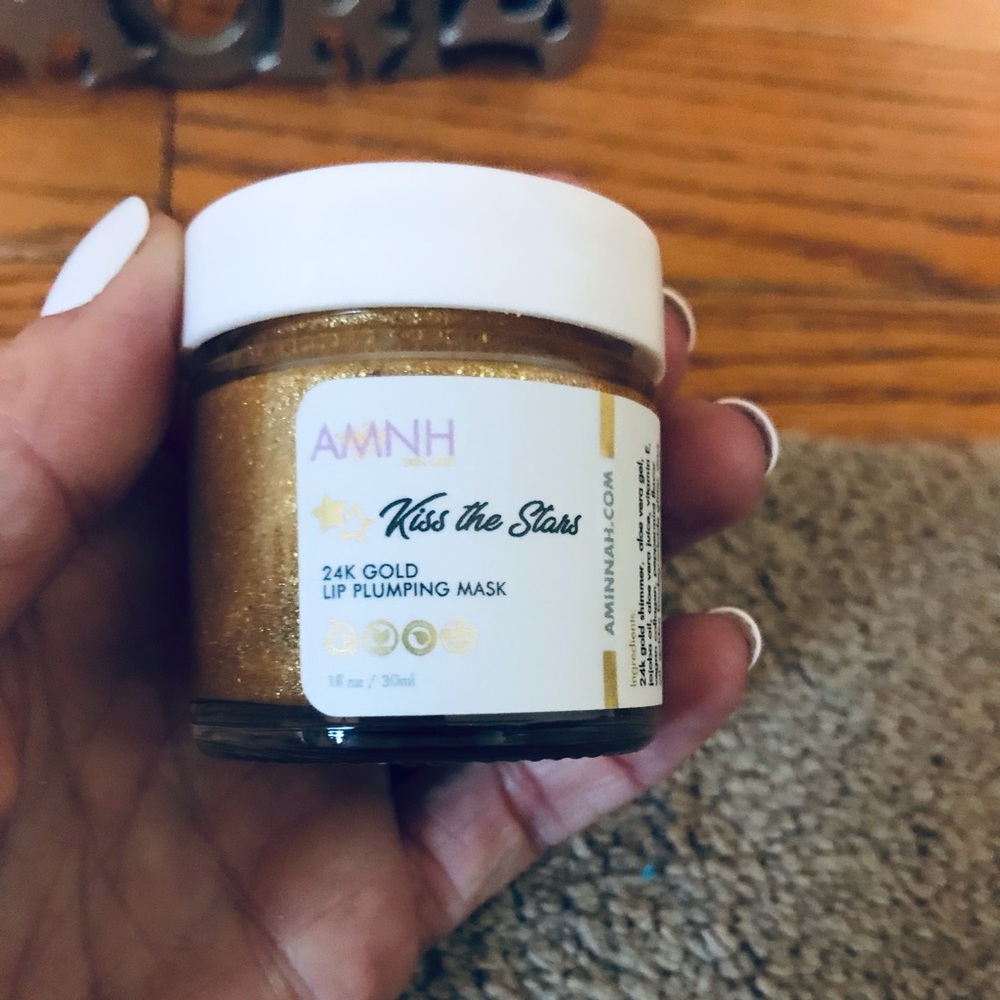 AMNH Kiss The Stars 24K Gold Lip Plumping Mask